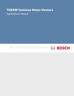 Bosch 940ESLP Application's Manual