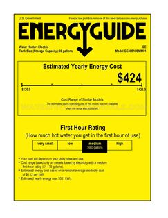 GE GE30S10BMM Energy Guide
